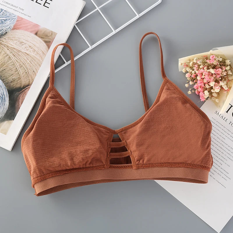 New Women Cotton Sports Bra Tube Top Crop Female Seamless Underwear Tube Bra Wireless Bralette Sexy Lingerie Cropped Bandeau