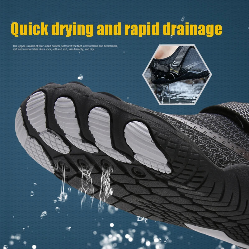 Wading Shoes Man Water Sneakers Swimming Beach Quick-Dry Wading Footwear Outdoor Upstream Shoes Breathable Barefoot Sandals