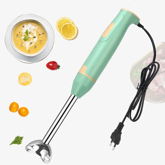 Handheld Blender Electric Food Vegetable Grinder Stick Mixer for Meat Smoothies Sauces Baby Food Soups