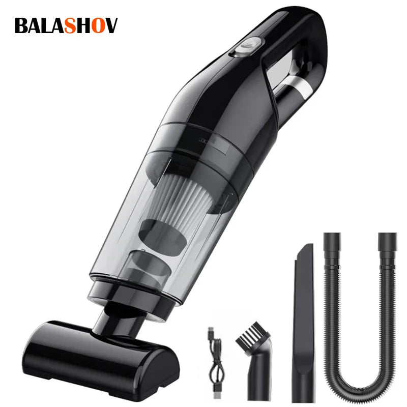 Handheld Home Vacuum Cleaner Rechargeable Portable Vacuum Cleaner Car Home Dual Purpose Wireless Dust Catcher Pet Hair 10000PA