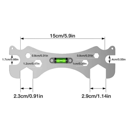 Multifunctional Wrench Universal Tube Pipe Plumbing Hexagon Mechanical Bathroom Plumber Ruler Measuring Tools Faucet Repair