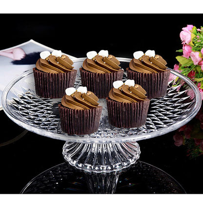 Cupcake Stand Display Platter Cake Dessert Cupcake Fruits Plate Light Shatter-proof Dessert Plate Food Grade Safe Serving Bowls