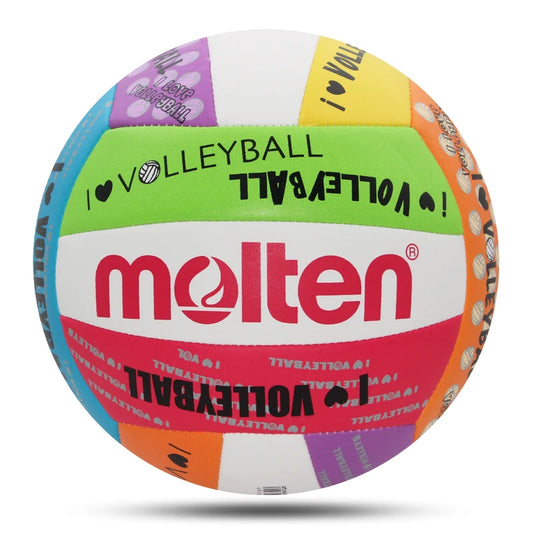 Newest Molten Volleyball Balls Standard Size 5 Soft Touch PU High Quality Indoor Outdoor Sports Training Match Colorful Voleibol