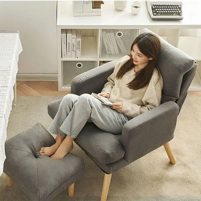 Living room lounge chair computer chair home study office chair bedroom armchair folding single person sofa chair vanity chair