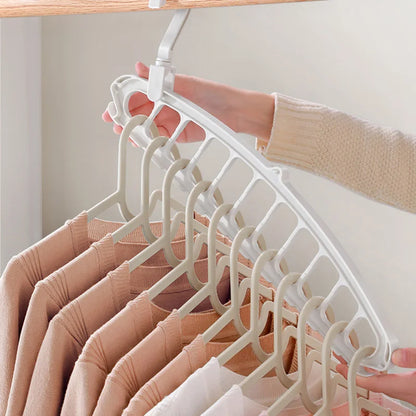 New Clothes Hanger Closet Organizer Space Saving Hanger Multi-port Clothing Rack Plastic Scarf Storage hangers for clothes