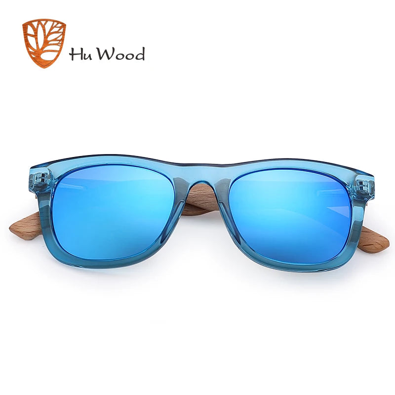 HU WOOD Brand Design Kids Children Sunglasses Multi-color Frame Wooden Sun Glasses For Child Boys Girls Sunglasses Baby GR1001