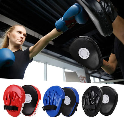 Kick Boxing Gloves Pad PU Leather Punch Target Bag for Adults Kids MMA Karate Muay Thai Free Fight Sanda Training Equipment