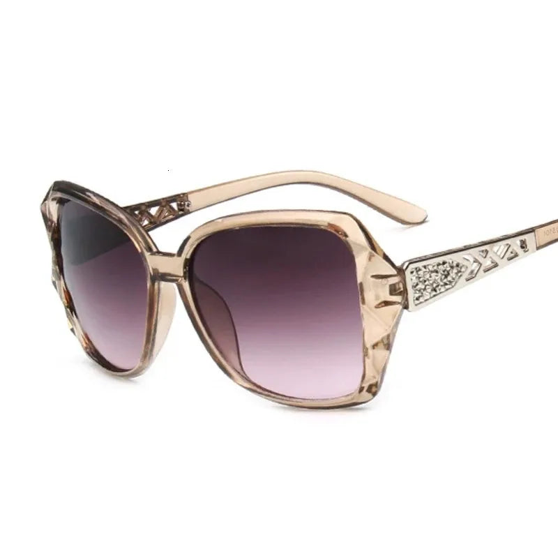 Fashion Square Sunglasses Women Luxury Brand Big Purple Sun Glasses Female Mirror Shades Ladies Oculos De Sol Feminino