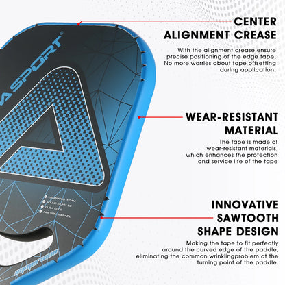 AMASPORT Pickleball Paddle Protection Tape 20mm/23mm/26mm Paddle Head Edge Guard Racket Edge Protection Tapes