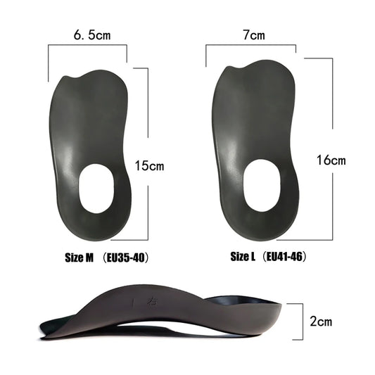 Orthotic Insoles for Plantar Fasciitis Pain Relief Therapy Flat Feet Arch Support Insoles for Shoes Women Men XO-Legs Corrector