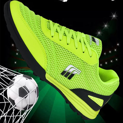 New Men's and Women's Football Shoes with Rubber Soft Nails for Comfortable and Breathable Professional Men's and Women's Footba