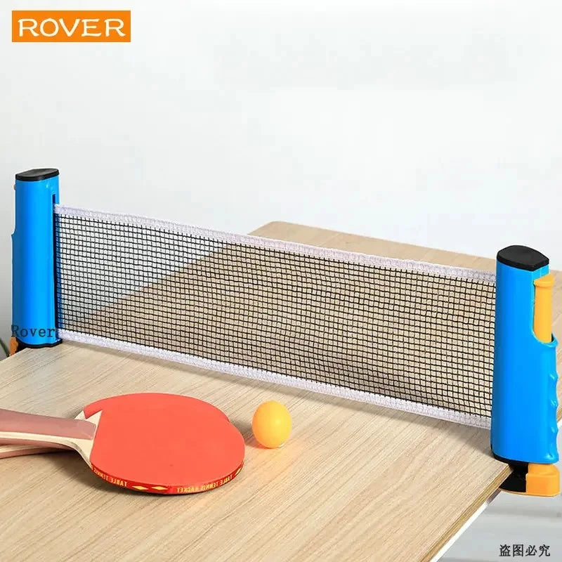 Portable Table Tennis Net Cover Gauge Retractable Table Tennis Set Catcher Racks Adjustable Tools Outdoor Home Sports Clip On