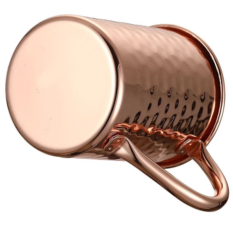 400ml 16.0oz 100% Copper Moscow Mule Mug Durable Coppery Beer Mugs Coffee Mug Milk Cup Pure Copper Cup Drinkware