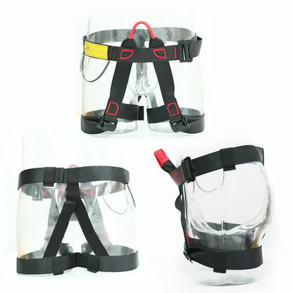 Outdoor Harness Sports Rock Climbing Half-Body Safety Protection Equipment Waist Support Aerial Survival Mountain Tools