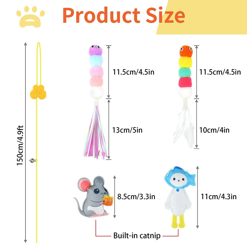 Cat Toys Swing Sticky Disc Elastic Hanging Door Teasing Cat Rope Long Rope Teasing Cat Cat Toy Cat Accessories Pet Kitten Toy