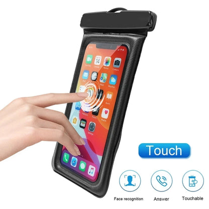 Universal IP68 Waterproof Case For iPhone 15 14 13 12 11 Pro Max Xiaomi 14 Plus Samsung S24 Ultra Air Bag Cover Phone Accessory