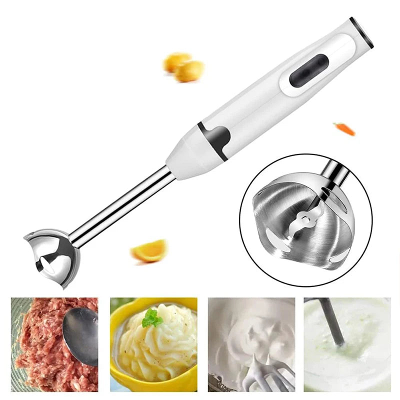 Handheld Blender Electric Food Vegetable Grinder Stick Mixer for Meat Smoothies Sauces Baby Food Soups