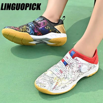 tennis sneaker man Free color matching ladies Tennis female non-slip Women's sneakers Badminton shoes Athletic & Outdoor Shoes