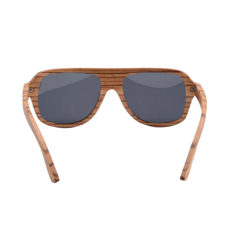 wooden polarized sunglasses men wood sunglasses zebra wood big frame polarized driving sunglass mens 6043