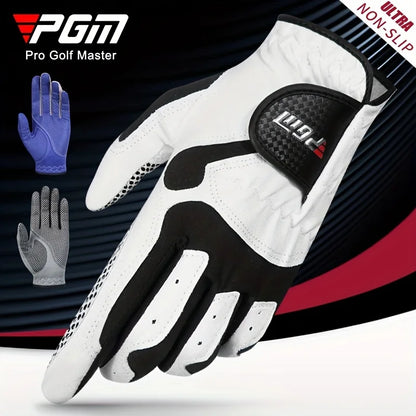 PGM Professional Golf Gloves Microfiber Cloth Fabric Breathable Non-Slip Gloves Club Swing Putting Training Gloves