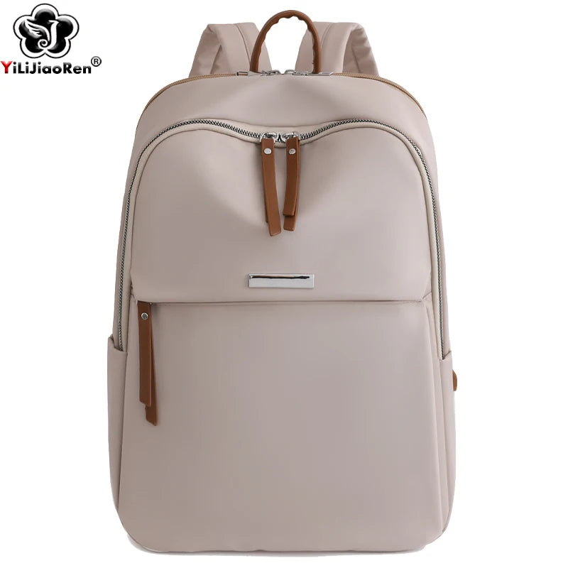 Waterproof Nylon Back Pack Women Business Laptop Backpacks Ladies Bagpack Travel Rucksack Large Capacity School Bag for Girls