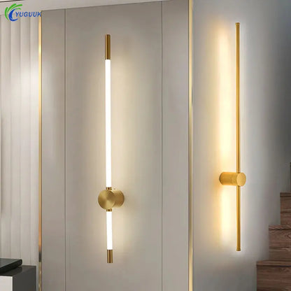 Modern LED Long Line Wall Lamp Corridor Bedside Wall Sconce Led Lights Indoor Lighting Living Room Home Decoration 60/90/120cm