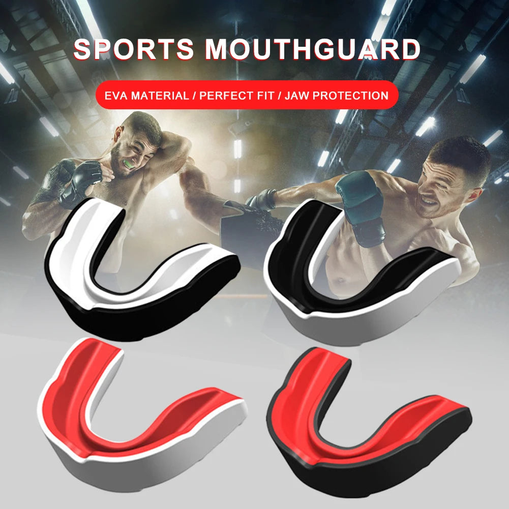 1/4pcs Mouth Guard Teeth Protector Adult Kids Taekwondo Boxing Football Karate Mouth Guard Wrestling Hockey Lacrosse