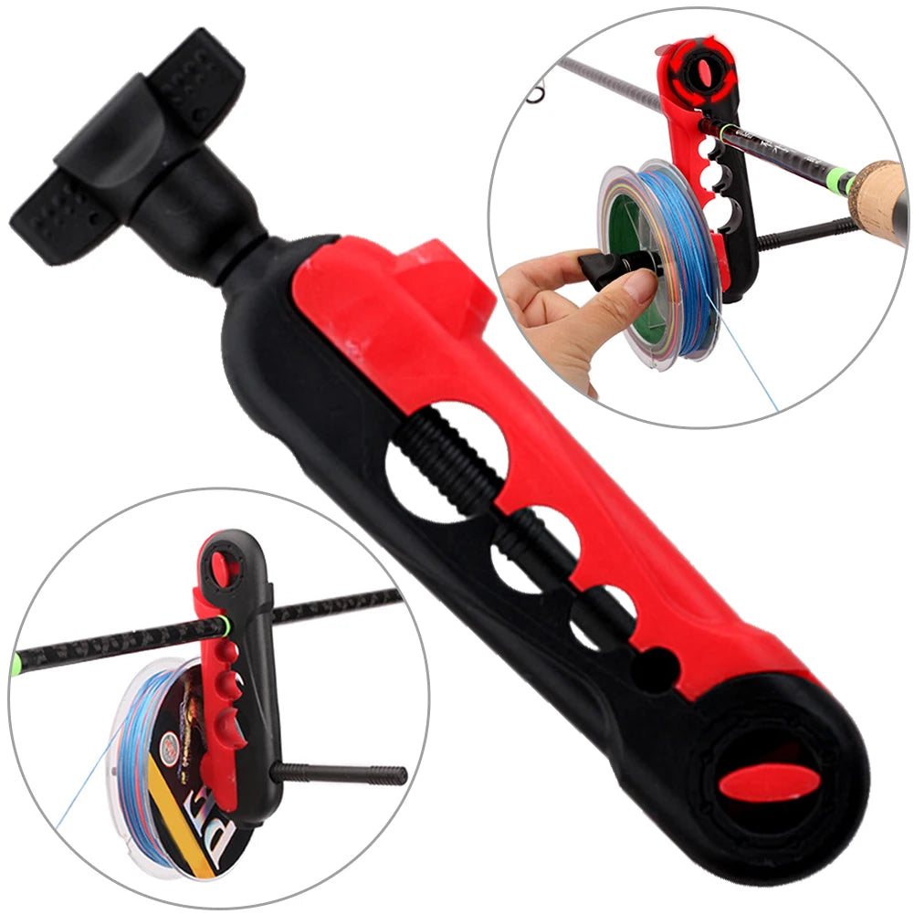 1/2pcs Portable Fishing Line Winder Reel Line Spooler Machine Spinning Baitcasting Reel Spooling Carp Fishing Equipment