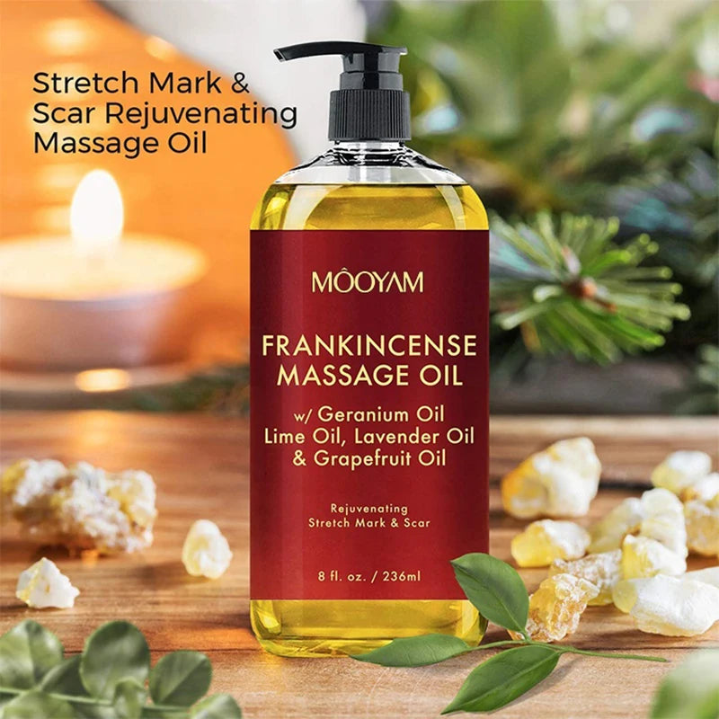 100% Pure Natural Organic Lavender Relaxing Anti Cellulite Body Skin Massage Body Oil Sore Muscle Massage Oil Frankincense Oil