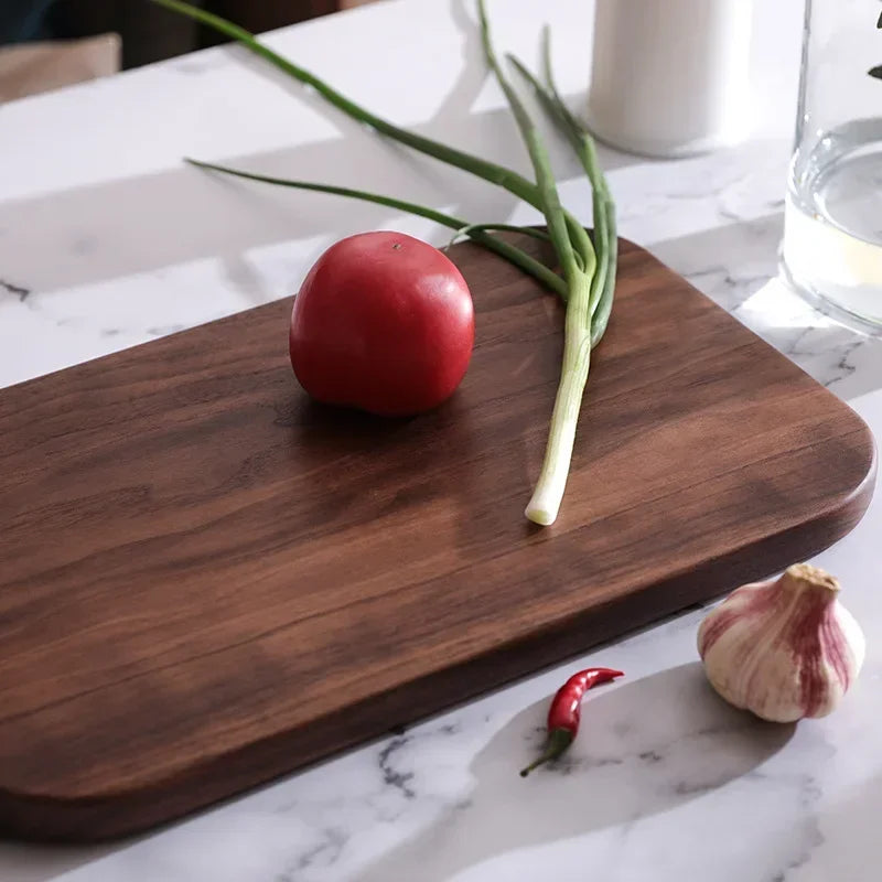 Black Walnut Whole Wood Kitchen Solid Wood Rootstock Lacquerless Fruit Cutting Board With wooden cutting board Chopping board