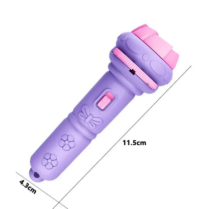 Baby Projector Torch with 80 Patterns Child Projection Flashlight Toy Bedtime Story Book Early Education Projection Luminous Toy