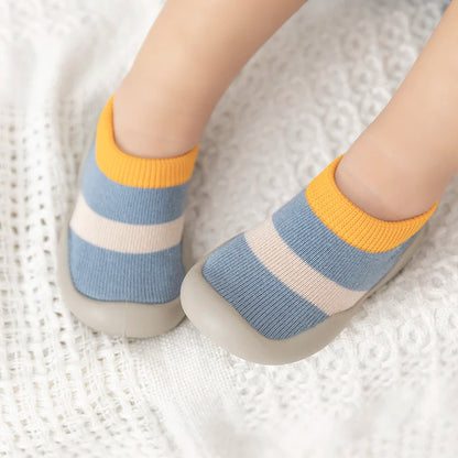 New Spring Autumn Infant Toddler First Walker Baby Girls Boys Non-Skid Animals Sock Shoes Cotton Lightweight Slip-on Sneakers