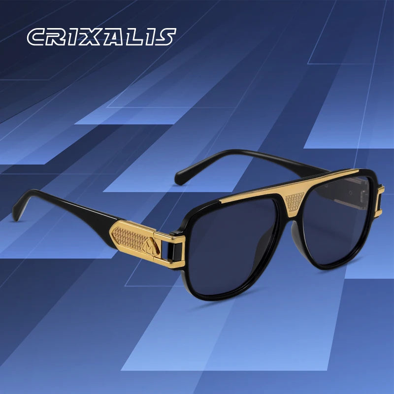 CRIXALIS Vintage Classic Pilot Sunglasses For Men Anti Glare Mirror Driving Male Sun Glasses Trending Products Women shades