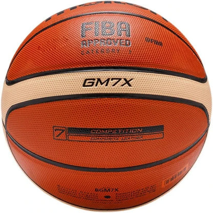 Molten GM7X Basketball Standard Ball, Official Certification, Competition, Men's and Women's Training Ball Team, Size 7