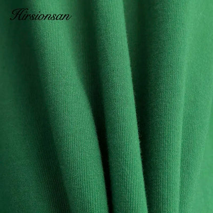 Hirsionsan Basic O-neck 100% Cotton T Shirt Women Loose Oversized Pullover Chic Cusual Tees Female Tops Girl Clothing 11 Colors