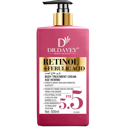 Retinol Body PH 5.5 Lotion Firming Moisturizer Wrinkle Cream Boosts Skin Firmness For Face, Body, Dry Skin Improves Elasticity