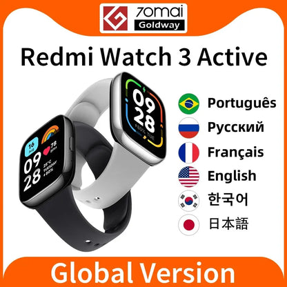 Xiaomi Redmi Watch 3 Active Global Version Smartwatch 1.83'' LCD Display Bluetooth Phone Call 12 Days Battery Blood Oxygen 5ATM