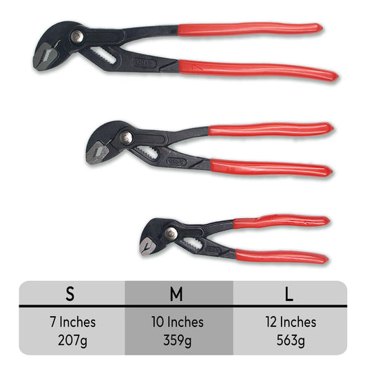 7/10/12 In Water Pump Pliers Multifunctional Universal Plumbing Pliers Adjustable Open Pipe Pliers Home Maintenance Tool