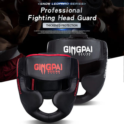 Kick Boxing Helmet Karate Muay Thai Guantes De Boxeo Free Fight Headgear MMA Head Guard Sanda Training Adults Kids Equipment