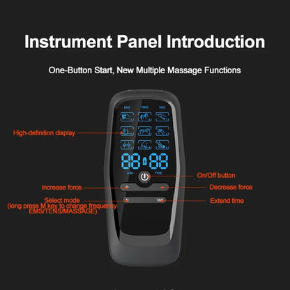 Physiotherapy Tens Muscle Stimulator Electric EMS Acupuncture Body Massage Digital Therapy Slimming Machine Electro Stimulator