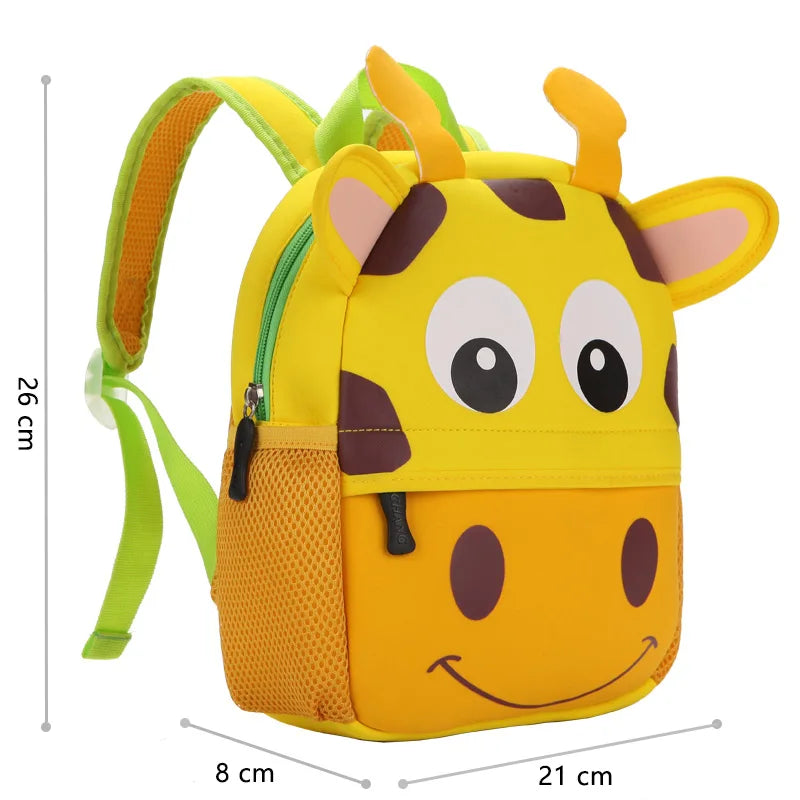 3D Children School Bags for Girls Boy Children Backpacks Kindergarten Cartoon Animal Toddle Kids Backpack for 2-5 years