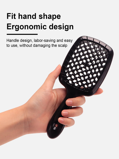 Air Cushion Comb Tangled Hair Comb Hair Brush Massage Anti-static Hollow Out Wet Curly Hair Brushes Barber Styling Tool