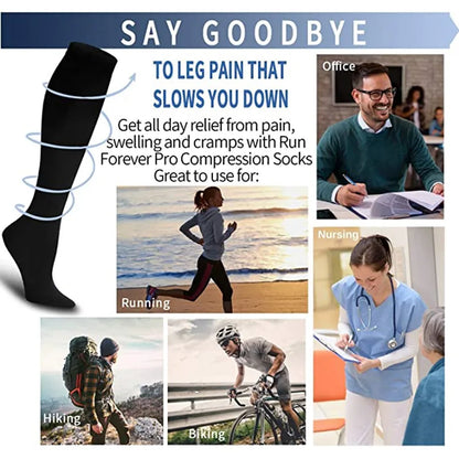 Compression Socks Men Women Sports Socks 20-30mmHg