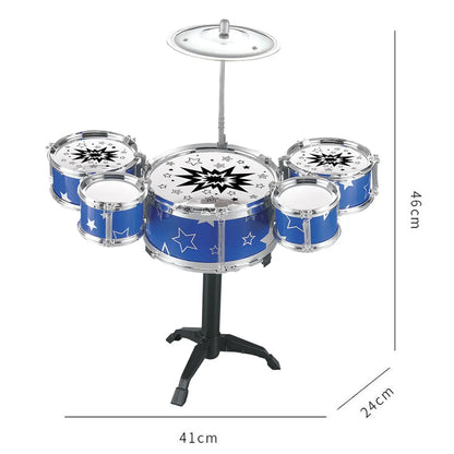 Kids Drum Kits Percussion Developmental Portable for Boys Kids Holiday Gifts