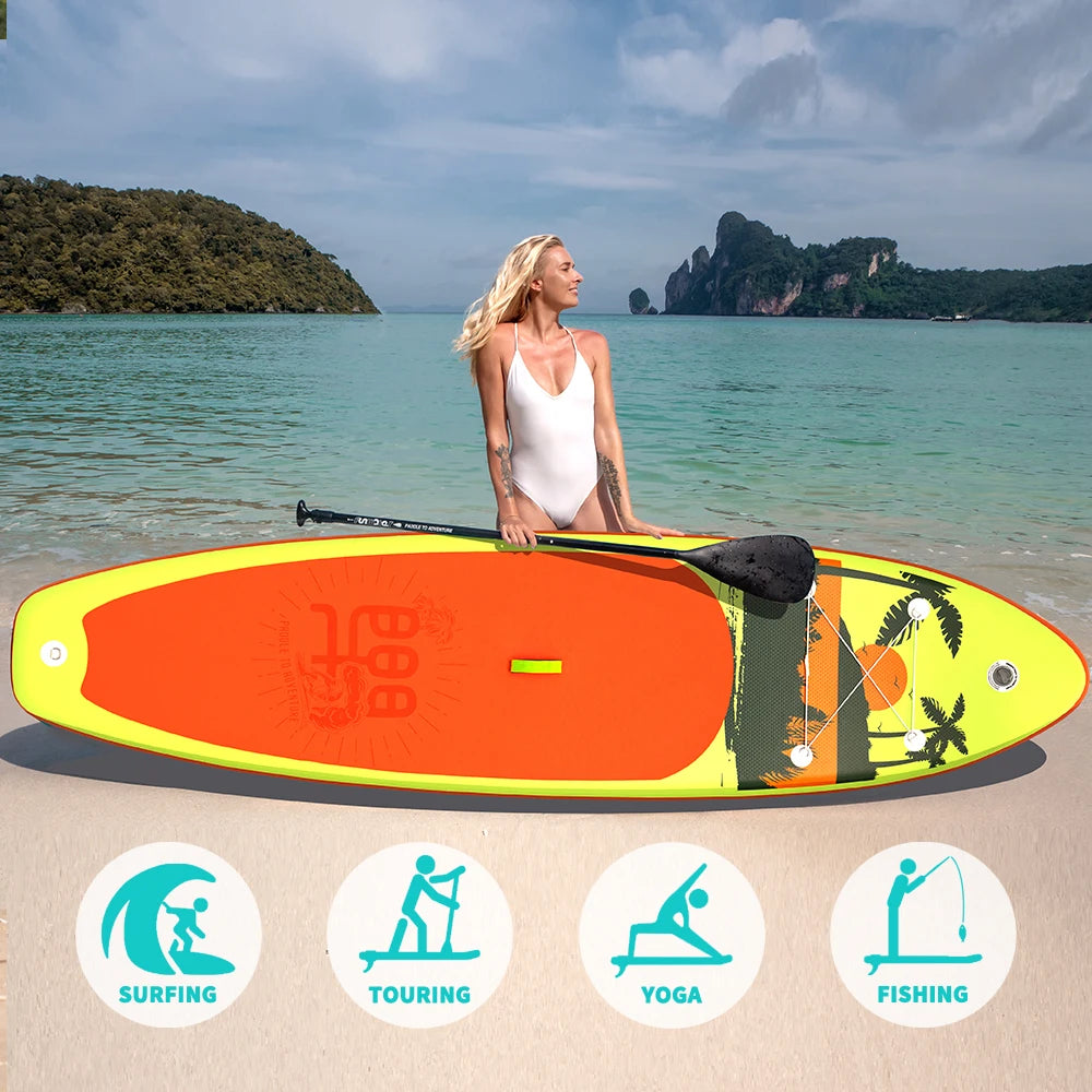 FunWater 335CM US Warehouse Sup Board Inflatable Surfboard Stand Up Paddle Board Inflatable Sup PaddleBoard with Accessories