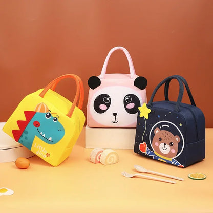 Kawaii Portable Fridge Thermal Bag Women Children's School Thermal Insulated Lunch Box Tote Food Small Cooler Bag Pouch