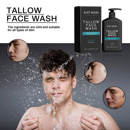 Men Facial Cleanser Lotion Remove Acne Blackhead Prevent Clogged Pores Oil Control Exfoliator Refreshing Facial Cleaning Cream