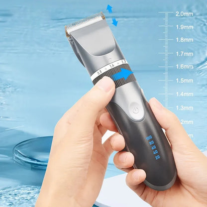 Hair Clipper Electric Barber Hair Trimmers For Men Adults Kids Cordless Rechargeable Hair Cutter Machine Professional