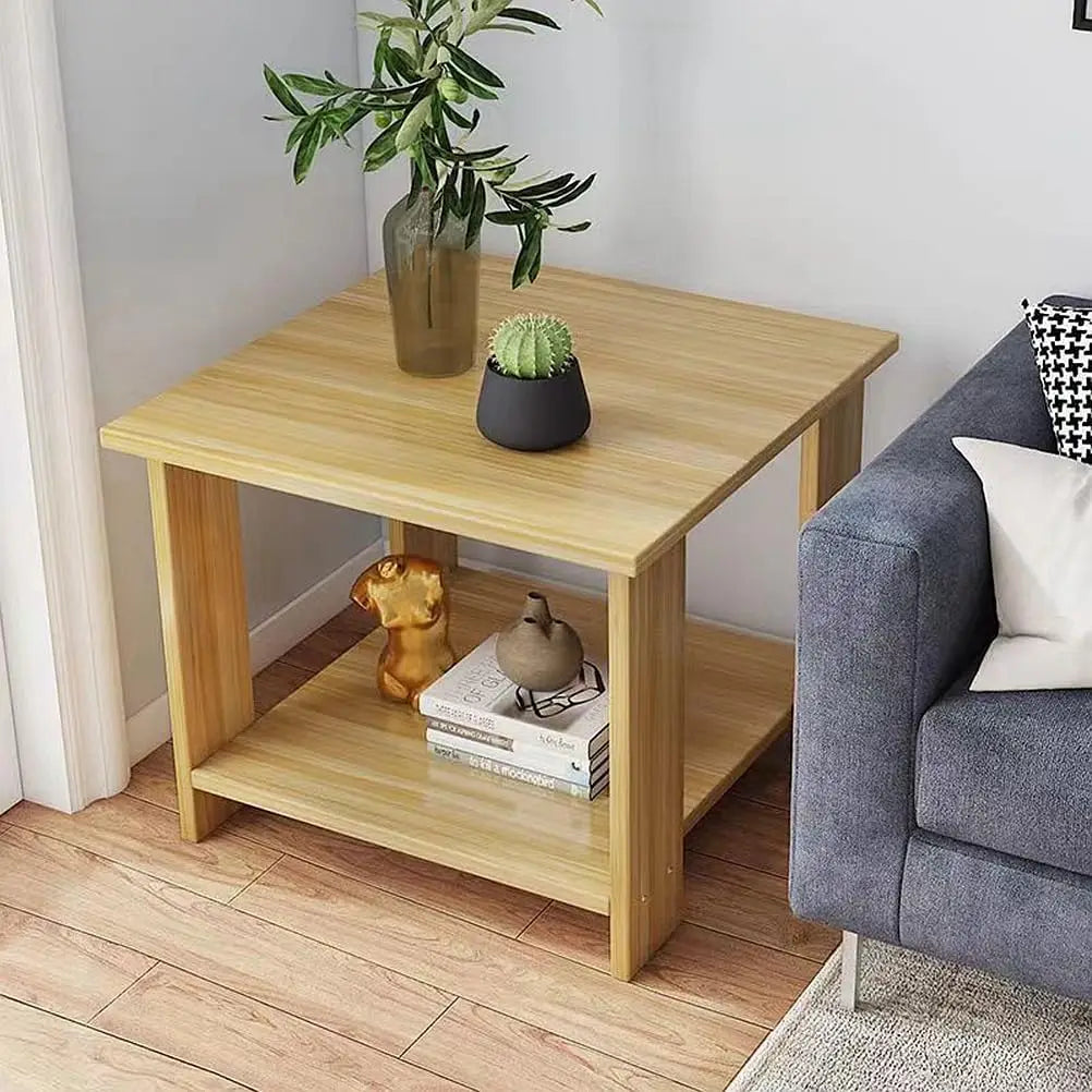 Simple Bedside table Solid Wood Nightstands Double-Layer Night table Living Room Sofa Side Table Modern Home Bedroom furniture