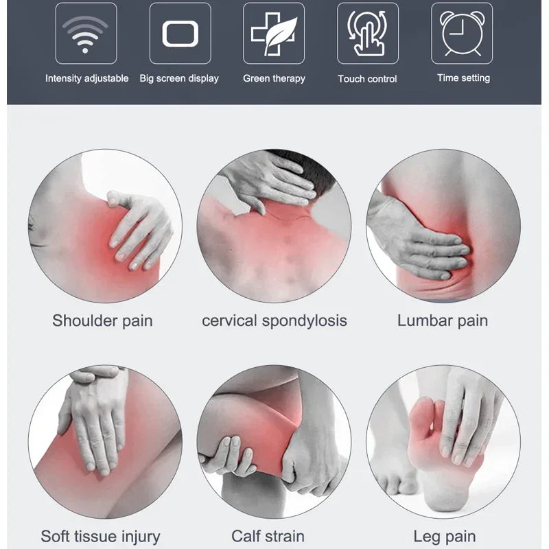 Ultrasonic Therapy Machine For Pain Relief Muscle Joints Massage No Drug Ultrasound 1MHz Physiotherapy Device LCD Screen Display